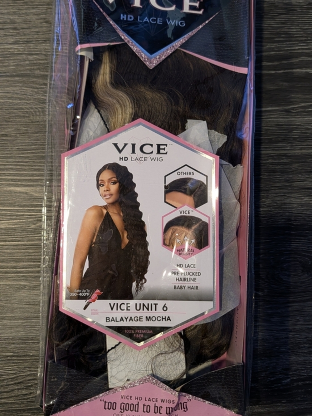 Sensationnel Vice Synthetic HD Lace Wig - VICE UNIT 6
